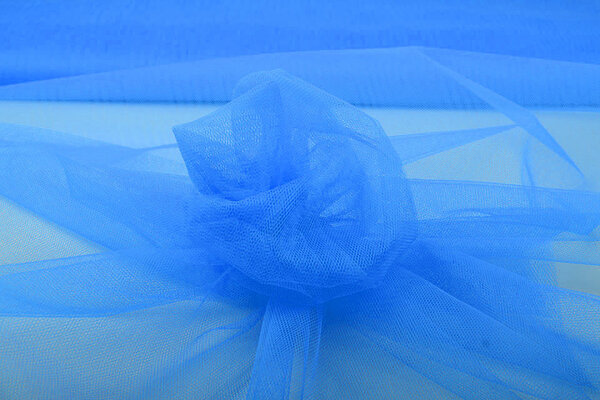Tul Fluorescent Azul
