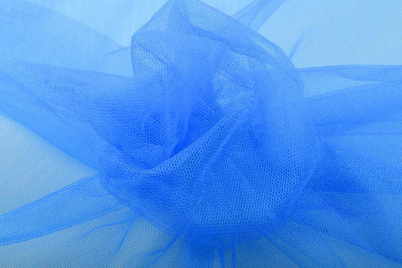 Tulle Fluorescent Bleu