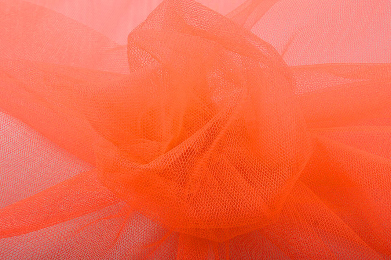 Tulle Fluorescent Tangerine Tulle Fluorescent Tangerine