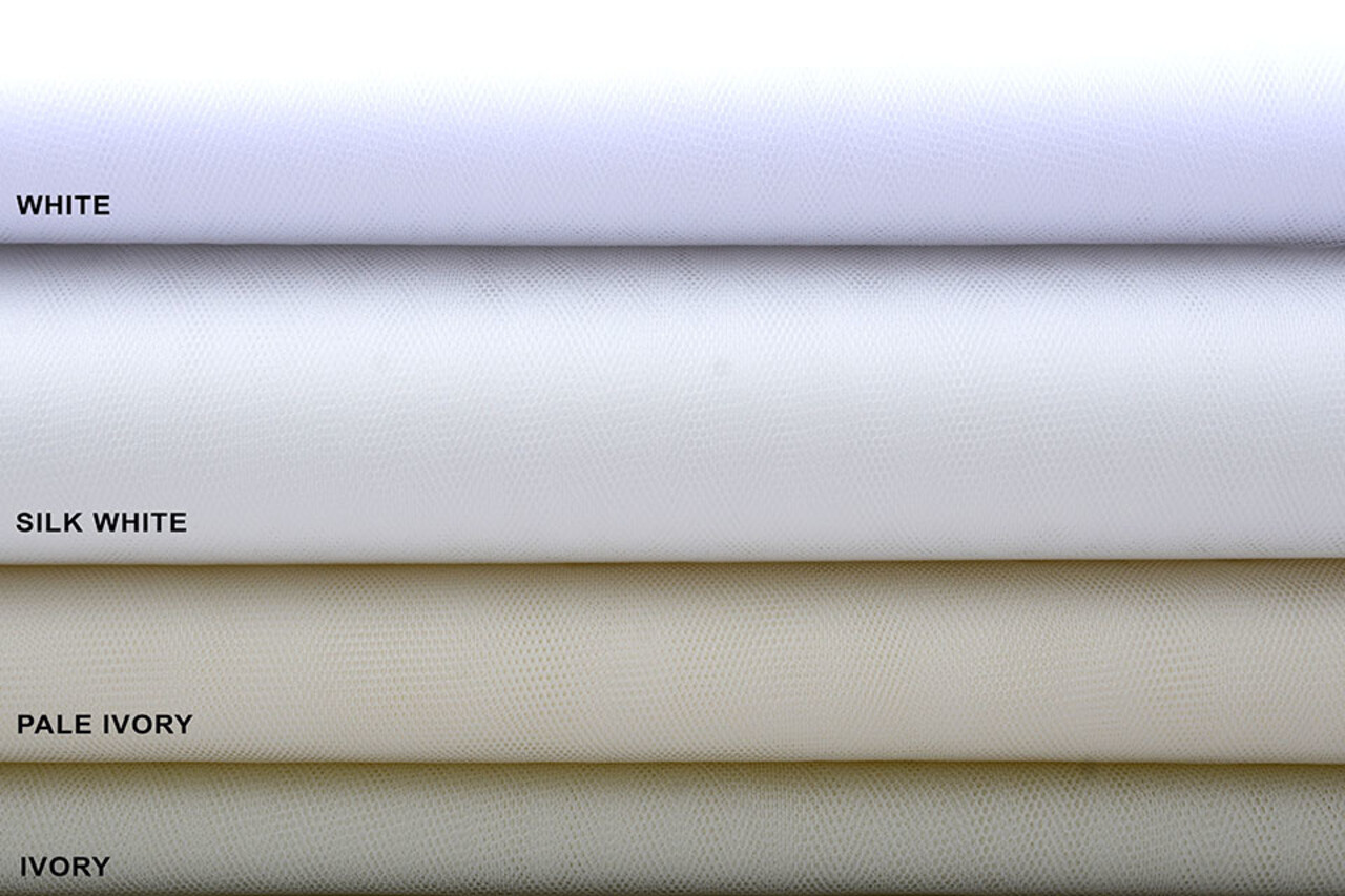 Tulle Silk White