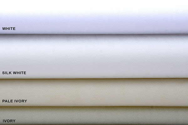 Tulle Silk White