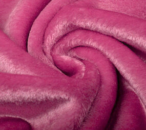 Kurzhaariges Teddystoff Pelz Fuchsia