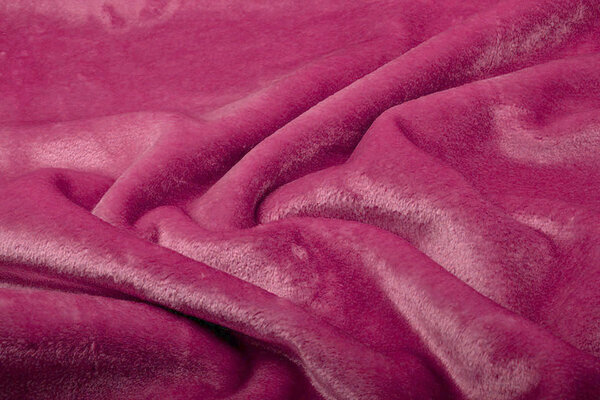 Kurzhaariges Teddystoff Pelz Fuchsia