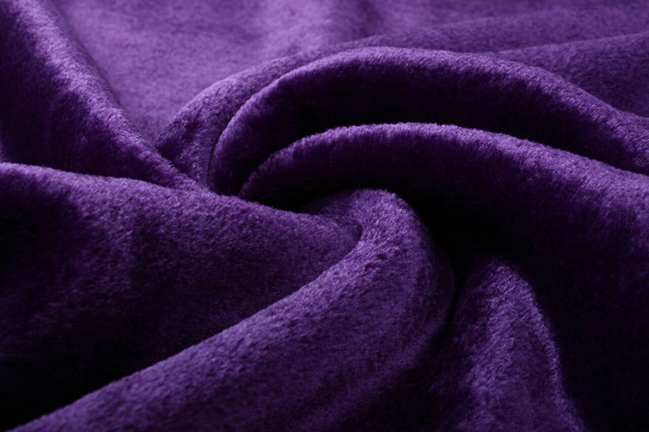 Short-haired Teddy Fur Purple Short-haired Teddy Fur Purple