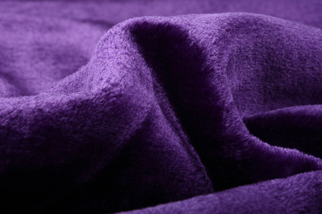 Kurzhaariges Teddystoff Pelz Lila Kurzhaariges Teddystoff Pelz Lila