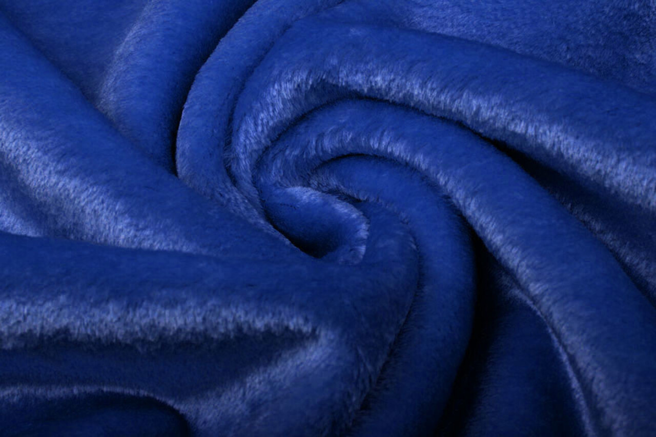 À Poil Court Teddy Fourrure Bleu Roi
