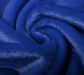 Kurzhaariges Teddystoff Pelz Königs Blau Kurzhaariges Teddystoff Pelz Königs Blau