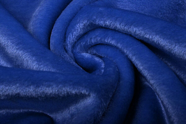 À Poil Court Teddy Fourrure Bleu Roi