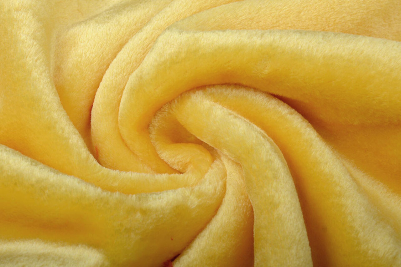 Kurzhaariges Teddystoff Pelz Zitronengelb Kurzhaariges Teddystoff Pelz Zitronengelb