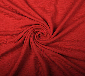 Jacquard Viscosa Rosso