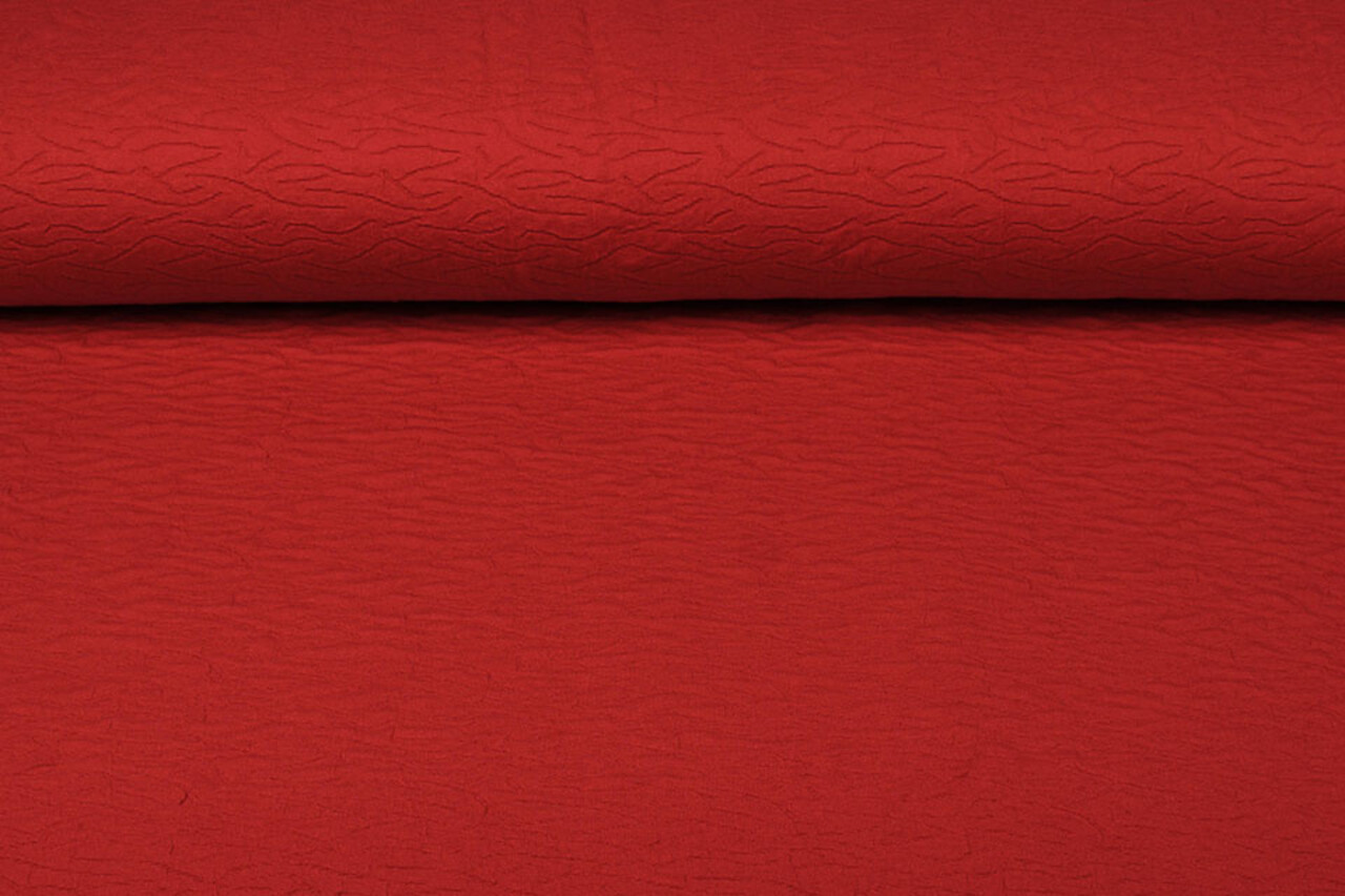 Jacquard Viscosa Rojo Jacquard Viscosa Rojo