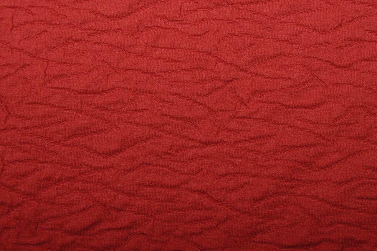 Jacquard Viskose Rot Jacquard Viskose Rot