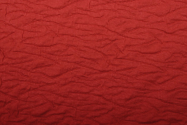 Jacquard Viscosa Rosso