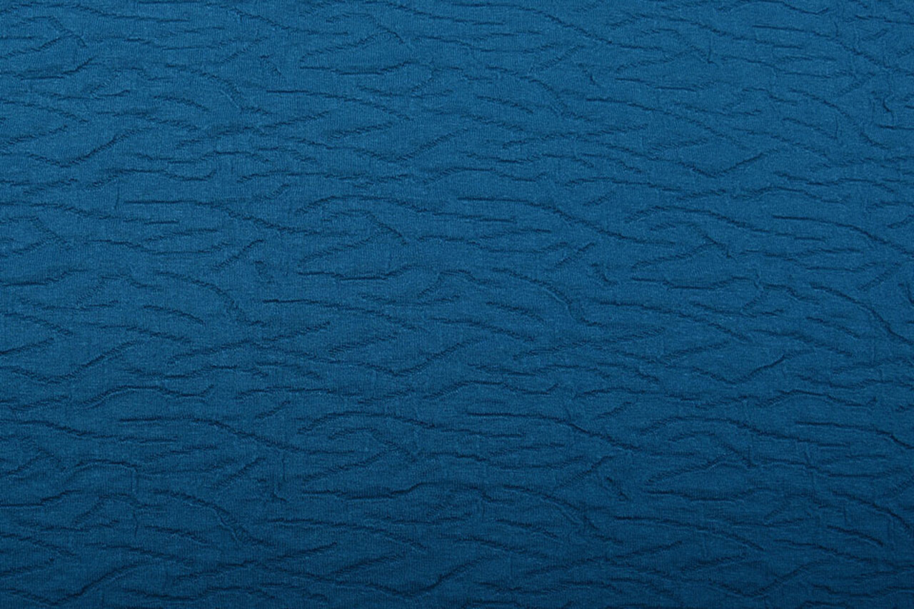 Jacquard Viscosa Petrolio Jacquard Viscosa Petrolio