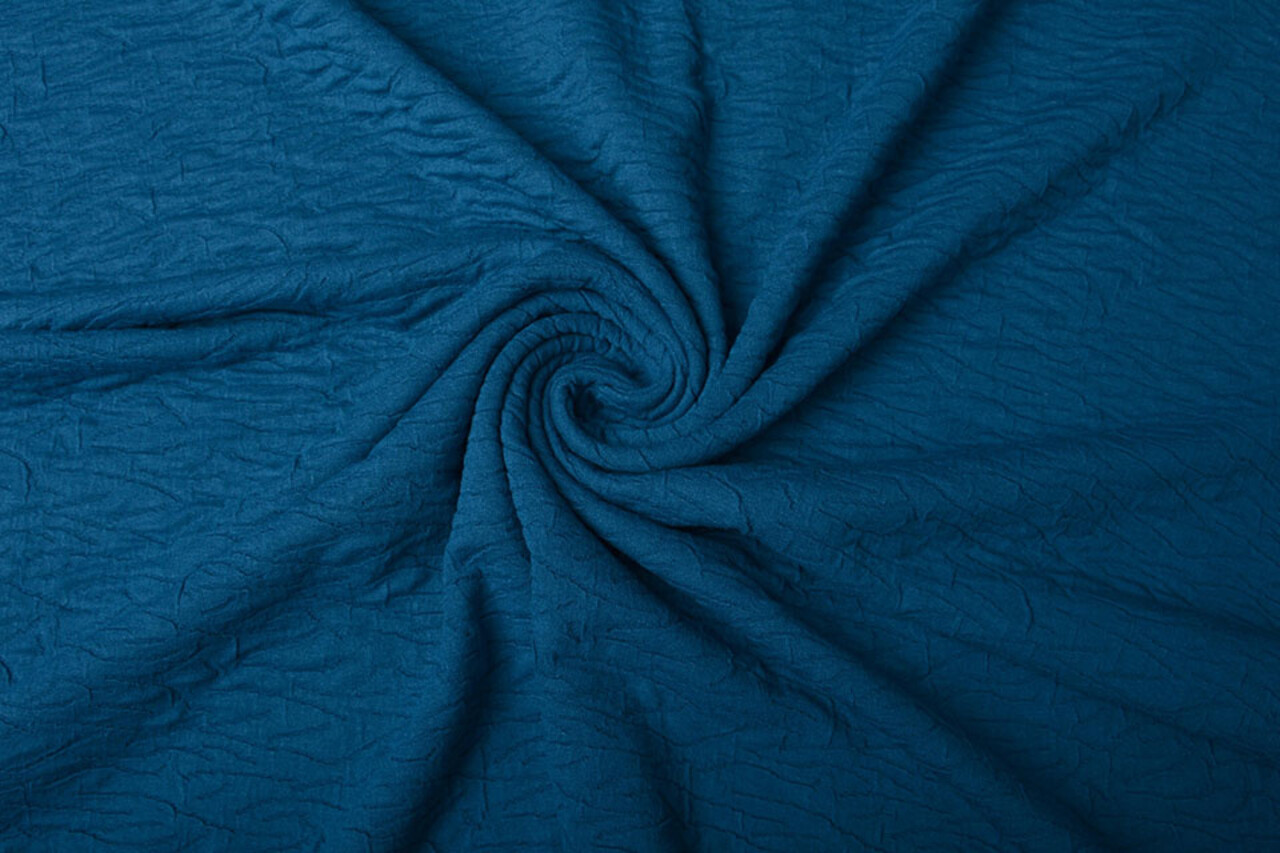 Jacquard Viscosa Petrolio Jacquard Viscosa Petrolio