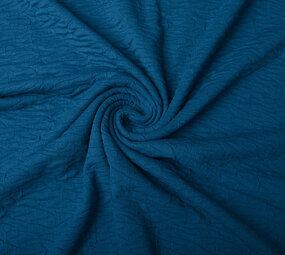 Jacquard Viscose Pétrole Jacquard Viscose Pétrole