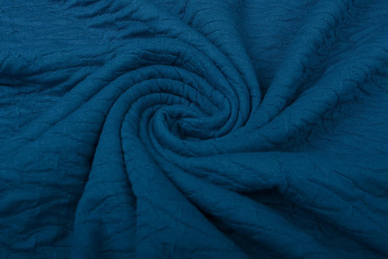 Jacquard Viscose Petrol Jacquard Viscose Petrol