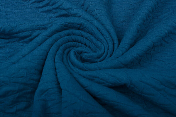 Jacquard Viscosa Petrolio Jacquard Viscosa Petrolio