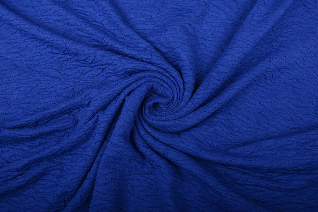 Jacquard Viscose Royal Blue