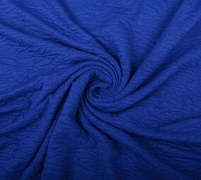 Jacquard Viskose Königsblau Jacquard Viskose Königsblau