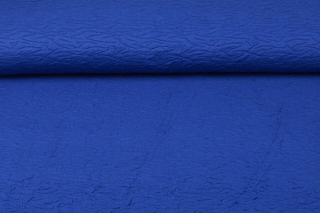 Jacquard Viskose Königsblau