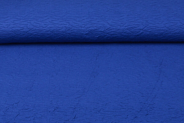 Jacquard Viscose Koningsblauw Jacquard Viscose Koningsblauw