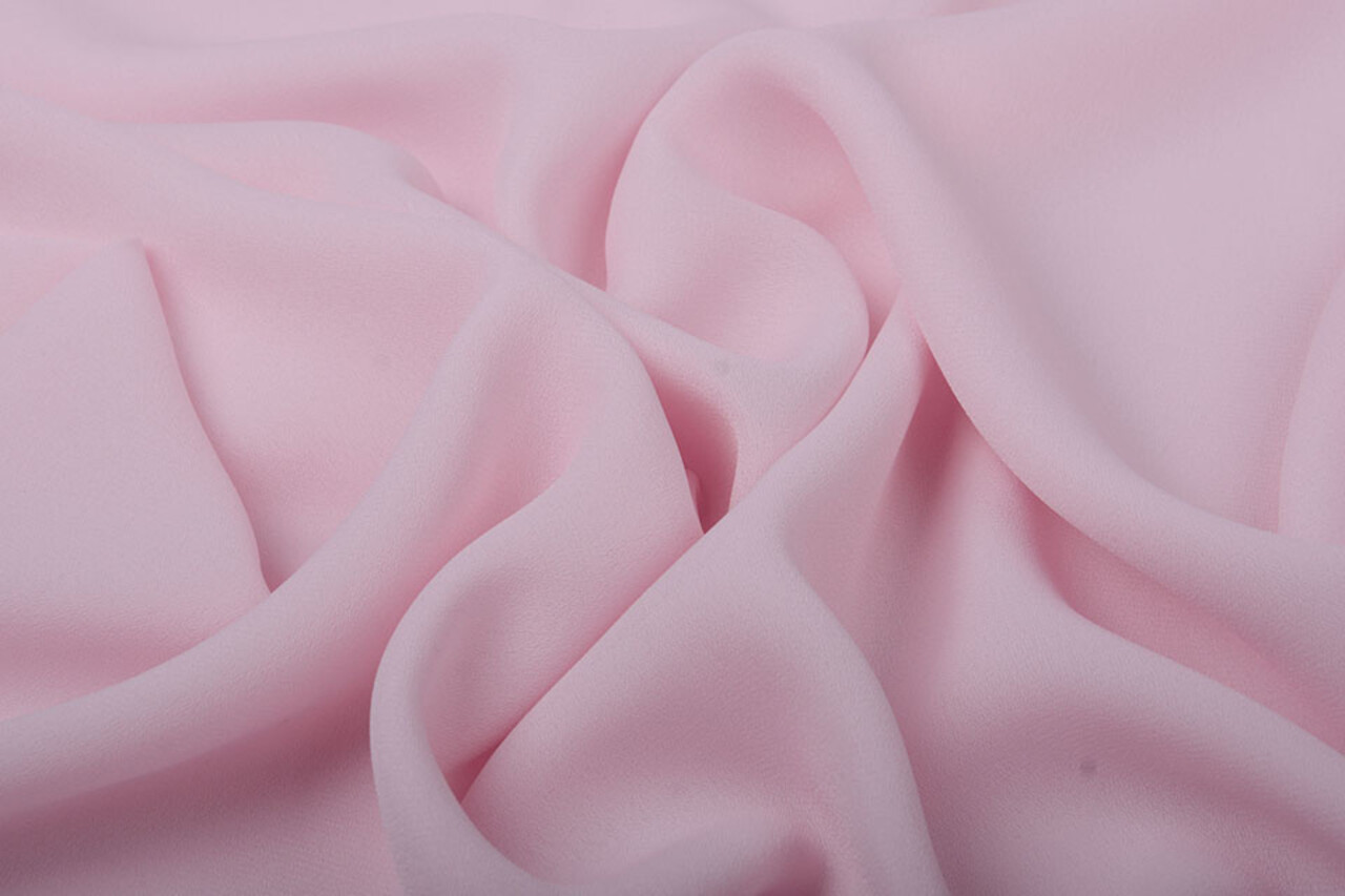 Crêpe Georgette Licht Roze Crêpe Georgette Licht Roze