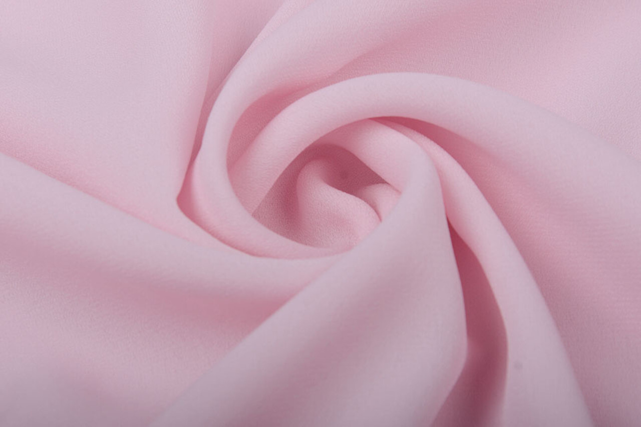 Crêpe Georgette Rose Clair