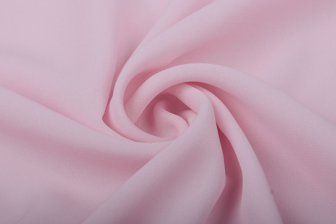 Crêpe Georgette Rose Clair
