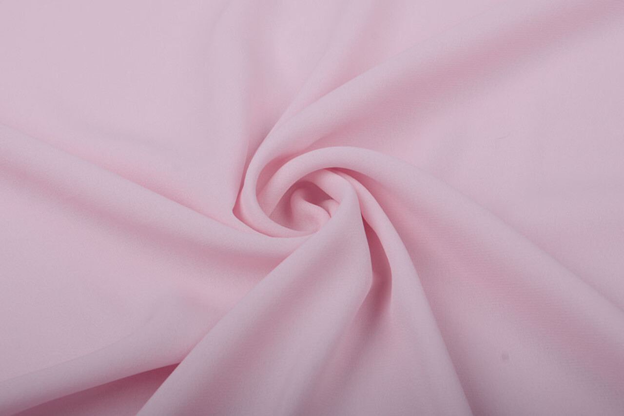 Crêpe Georgette Rose Clair