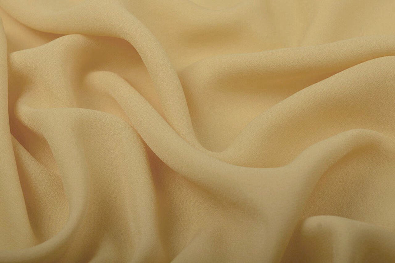 Crêpe Georgette Light gold Crêpe Georgette Light gold