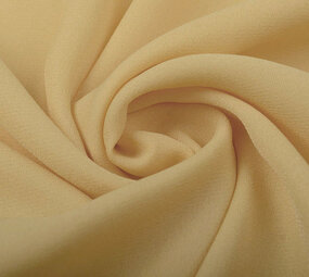 Crêpe Georgette Licht goud