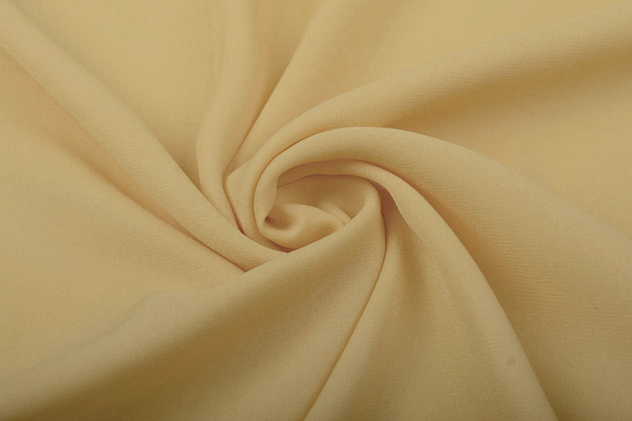 Crêpe Georgette Licht goud Crêpe Georgette Licht goud