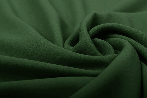 Crêpe Georgette Verde Scuro Crêpe Georgette Verde Scuro
