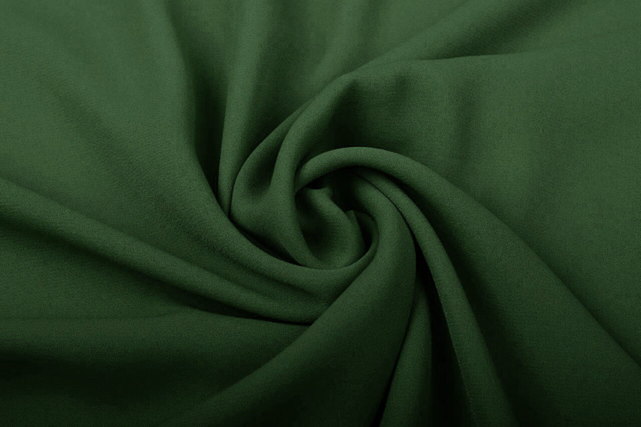 Crêpe Georgette Vert Foncé Crêpe Georgette Vert Foncé