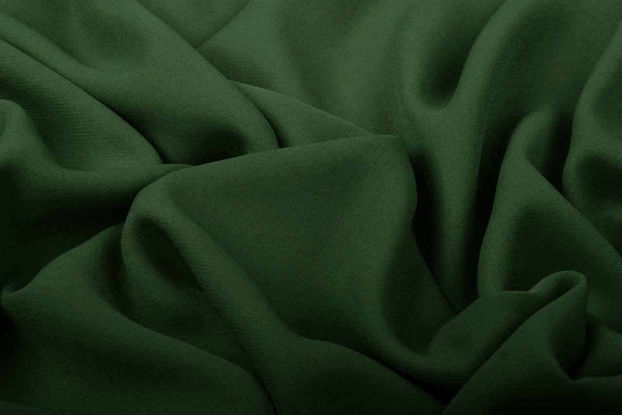 Crêpe Georgette Donker groen Crêpe Georgette Donker groen