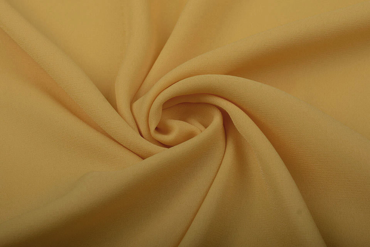 Crêpe Georgette Dark gold Crêpe Georgette Dark gold