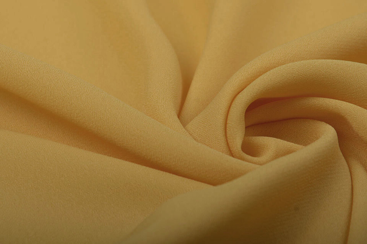 Crepé Georgette Dorado Oscuro Crepé Georgette Dorado Oscuro