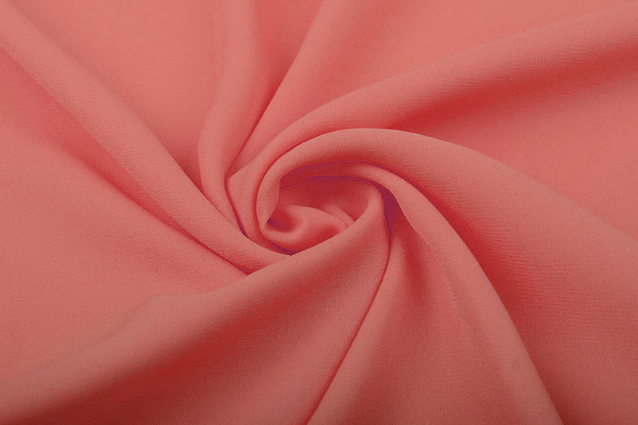 Crêpe Georgette Coral Crêpe Georgette Coral