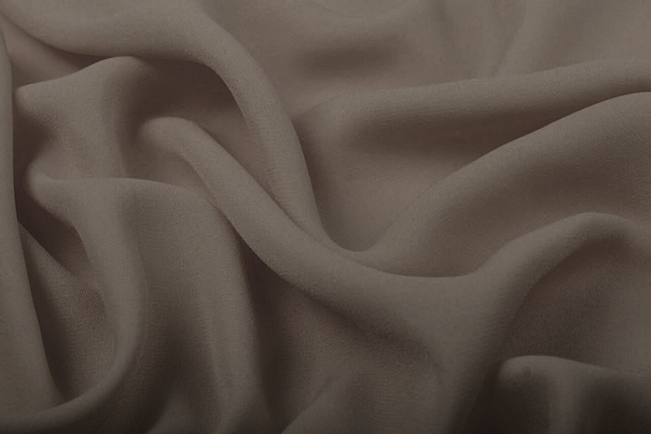 Crêpe Georgette Taupe Crêpe Georgette Taupe