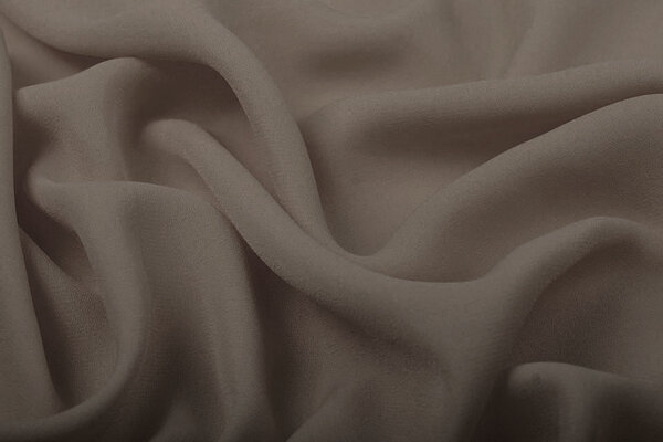 Crêpe Georgette Taupe Crêpe Georgette Taupe