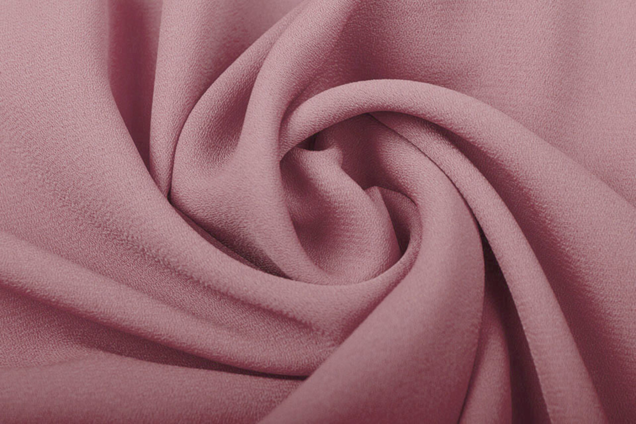 Crepé Georgette Rosa Empolvado Crepé Georgette Rosa Empolvado