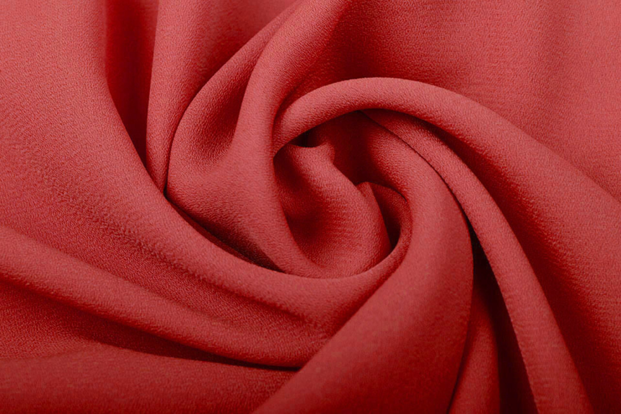 Crêpe Georgette Rosso Crêpe Georgette Rosso