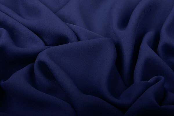 Crêpe Georgette Blu Navy Crêpe Georgette Blu Navy