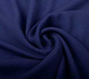 Crêpe Georgette Blu Navy Crêpe Georgette Blu Navy