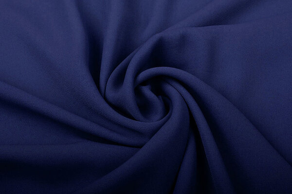 Crêpe Georgette Blu Navy Crêpe Georgette Blu Navy