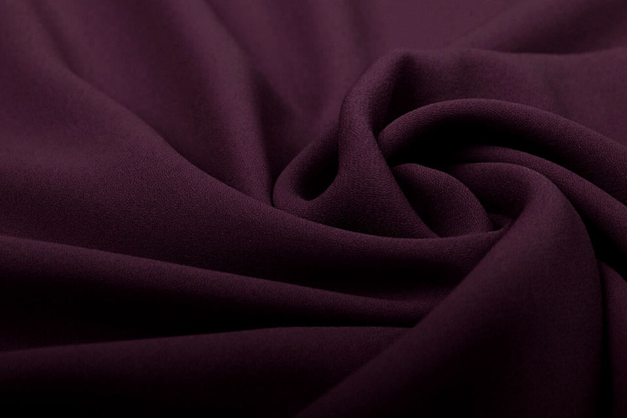 Crêpe Georgette Aubergine