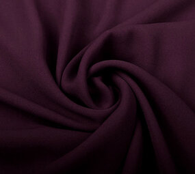 Crêpe Georgette Aubergine