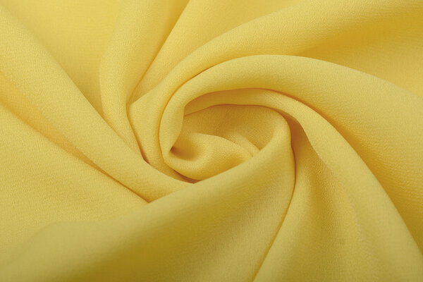 Crêpe Georgette Jaune Citron