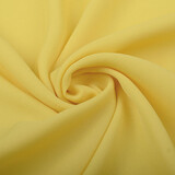 Crêpe Georgette Zitronengelb